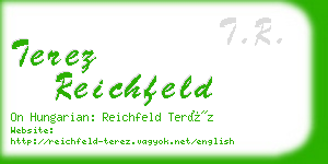 terez reichfeld business card